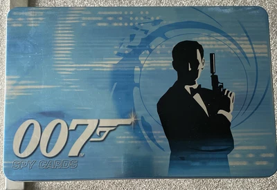 £10 • Buy 007 Spy Cards Tin, Poster,  Booklet And Spare Cards. See Details. Rarely Touched