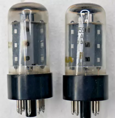 7591  Rca & Sylvania Power Tubes Vintage Pair Test Good Usa No Reserve • $17.50