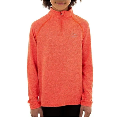 £8.95 • Buy More Mile Train To Run Kids Running Top Orange Long Sleeve Half Zip Jersey Youth