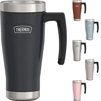Thermos 16 Oz. Icon Vacuum Insulated Stainless Steel Travel Mug • $33.50