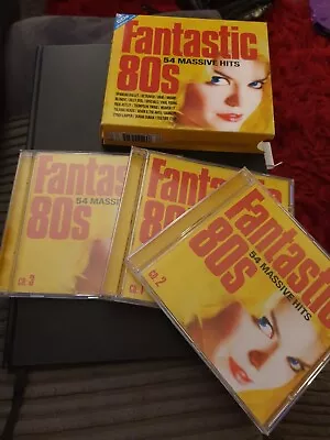 Fantastic 80s - 3 Disc  Wham XTC Thompson Twins Cyndi Lauper Simple Minds • £1.50