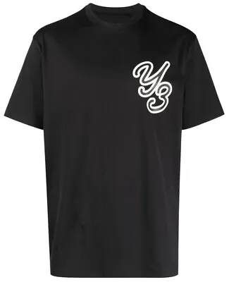 Y-3 Adidas Yohji Yamamoto Gfx Logo Tee Men T-shirt It7521 • £126