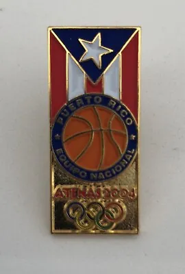 Puerto Rico National Basketball Team 2004 Athens Olympics Pin 🇵🇷 • $30