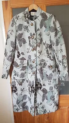 Roman Originals Tapestry Frock Coat Size Small Longline Jacket • £20