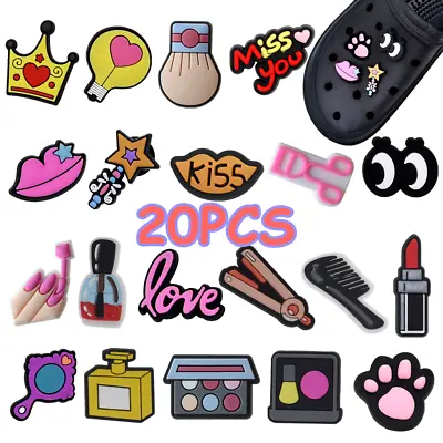 £4.79 • Buy 20pcs Women Girls Shoe Charms For Clogs Wristb Croc Cute Gift Decor Accessories