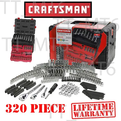 Craftsman 320 Piece Mechanic's Tool Set With 3 Drawer Case Box # 450 230 444 • $199.88