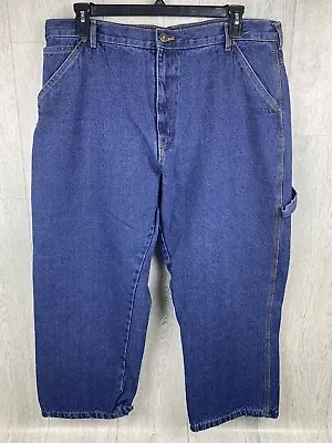 Smiths Workwear Flannel Lined Thermal Insulated Mens Jeans 40x28 Carpenter Work • $10