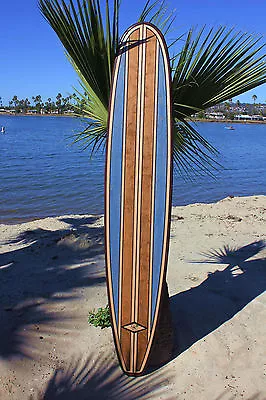 Vintage Wood Art Surfboard Bar Top Wall Decor Hawaiian Tiki Bar Decor • $429