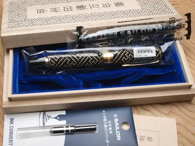 Sailor Fountain Pen KOSHU INDEN SAYAGATA / 10-3051-320 14K MF-nib With Converter • £183.96