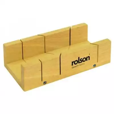 Rolson 230mm Wooden Mitre Box 56429 • £8.19