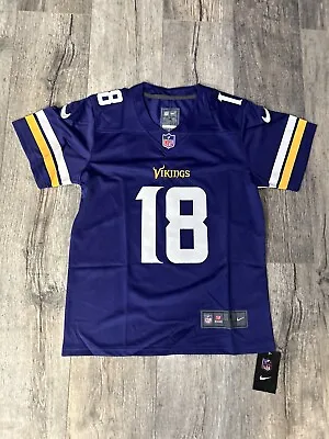 Brand New Justin Jefferson Jersey Minnesota Vikings Youth Medium • $74