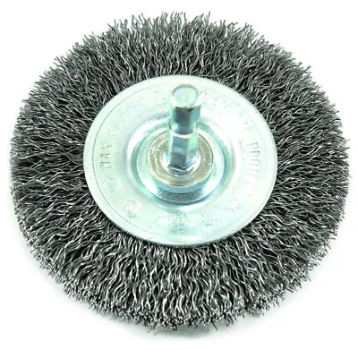 Forney 72733 Wire Wheel Brush Coarse Crimped With 1/4-Inch Hex Shank 2-1/2 • $3.89