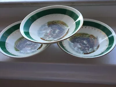 Lot Of 3 Homer Laughlin Rhythm Constable Valley Farm Dessert Bowls • $3.99