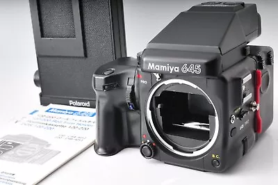 [EXC+] Mamiya 645 Pro TL Body AE Finder 120 & 220 Film Back + Winder Grip #83B • $446.19