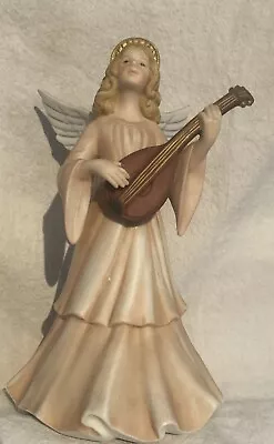 Ceramic Angel Music Box Vintage 7.5  TALL • $24