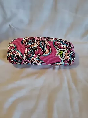 Vera Bradley Hard Quilted Clam Shell Eyeglass Sunglasses Case • $17.96