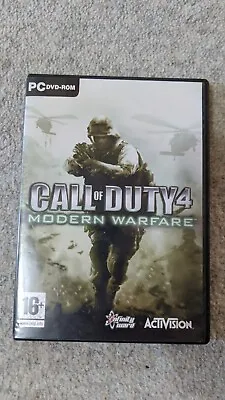 Call Of Duty Modern Warfare 4 Limited Collector's Edition PC CD Rom Game • £4.50