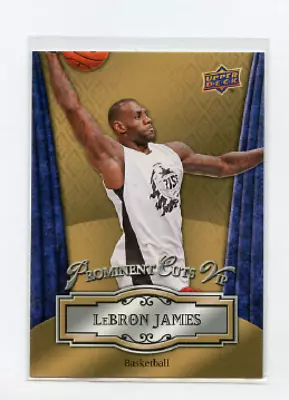 2016 UD NATIONAL PROMINENT CUTS VIP # 4   LeBRON JAMES  CAVALIERS  LAKERS • $4.99