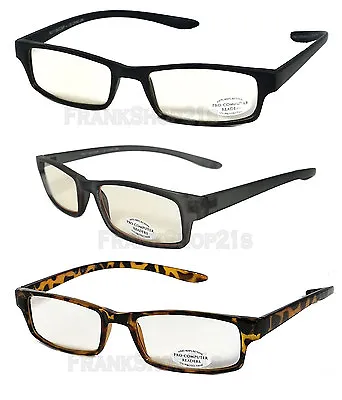 Pro Computer UV Protect Anti Reflective Tinted Lens Hang Neck Reading Glasses • $9.99