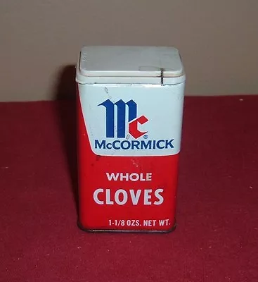 Vintage McCormick Whole Cloves 1 1/8 Ounces Tin  • $4.99