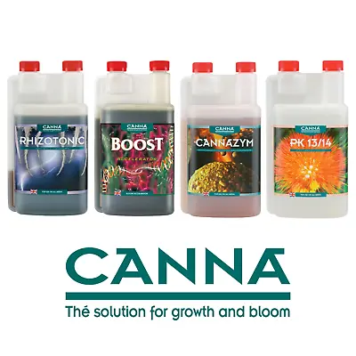 £212.99 • Buy Canna Additives 250ml,1l,5l Rhizotonic,Boost,Cannazym,Pk13/14