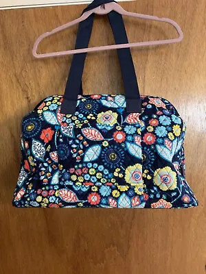 NWOT Vera Bradley Weekender Travel Bag Navy Floral • $32