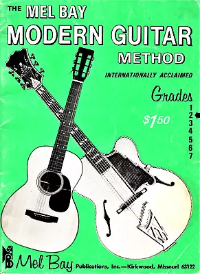 MEL BAY MODERN GUITAR METHOD / Grade 2 (Paperback 1970) • $7.63