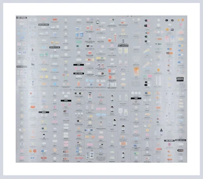 $320 • Buy Damien Hirst  Pharmacy Silver”. 2004