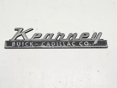 Vintage KEARNEY BUICK CADILLAC Metal Car Dealer Emblem  • $22.90