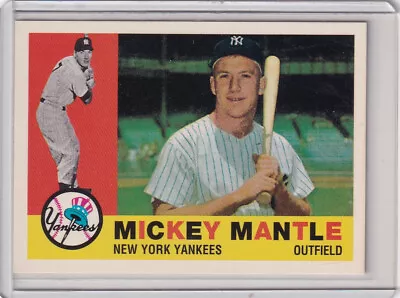 1996 Topps '60 Reprint Mickey Mantle New York Yankees Redemption Sweepstake2000 • $12.99