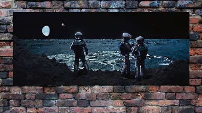 2001 A Space Odyssey  On The Moon  Movie Scene Poster Pano 48  X 20  • £16.14