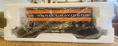 Railking Mth Harley Davidson Flat Car W/trailer 30-76194 • $159.99