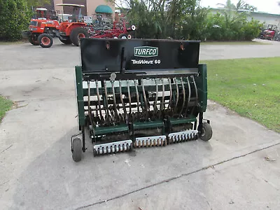 Turfco TRIWAVE 60 OVERSEEDER 60  Lawn Slicer VertiCutter  PTO Tractor • $14250