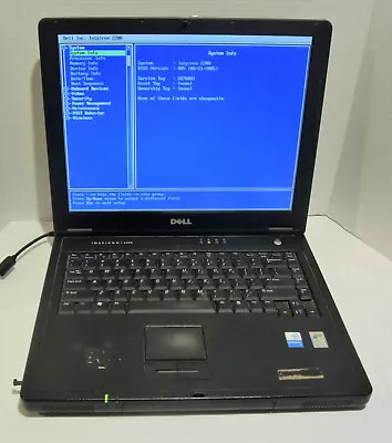 $44.95 • Buy Dell Inspiron 2200 14.1'' Notebook (Intel Pentium M 1.70GHz 512MB NO HDD)