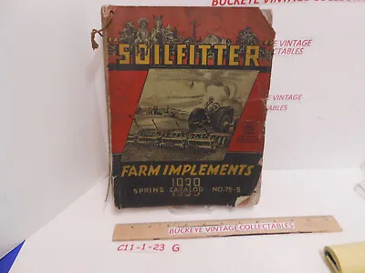 1939 SOILFITTER Catalog #75-5 Horse Drawn Equip. & Early G.I. Tractor Equip • $15.95