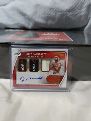 $150 • Buy Cody Garbrandt Tools Of The Trade Ufc /4 Patch Auto
