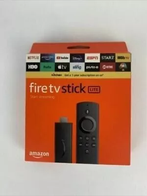 $53.99 • Buy New Fire TV Stick Lite Alexa Voice Remote Lite HD Streaming Device 2020 Release