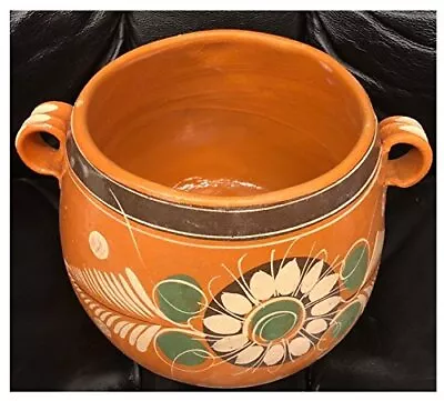 Authentic Mexican Barro Olla Jarro De Tonala Bola Grande Mexicana Jarrito Par... • $39.87