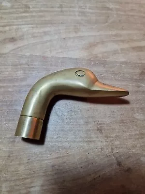 Vintage Brass Duck Head Walking Stick Handle Collectable • £11.99