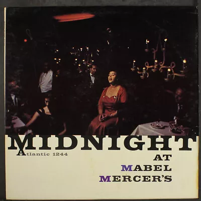 MABEL MERCER: Midnight At Mabel Mercer's ATLANTIC 12  LP 33 RPM • $12