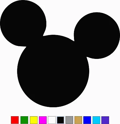 Mickey Mouse  Silhouette Vinyl Decal Sticker Disney • $2.99