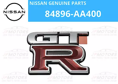 NISSAN Genuine SKYLINE GT-R BNR34 Rear Logo Emblem M/V Spec 84896-AA400 JDM • $99