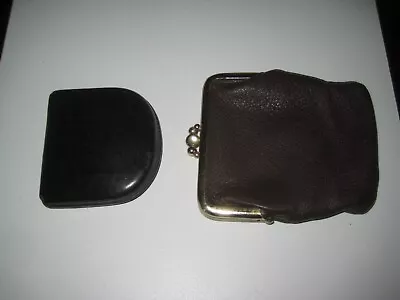 Deerskin Leather Snap Purse And Another Vintage Coin Purse • $10