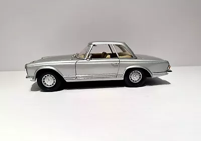 Anson 1963 Mercedes Benz 280 SL Silver 1/18 Scale Diecast Model Car READ DESC. • $59.95