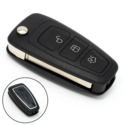 3 Button Repair Flip Key Keyless Entry Remote Fob For Ford Focus MK3 2011-2018 • $14.18