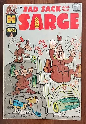 SAD SACK AND THE SARGE #65 (Military Humor Mutsy General NICE) Harvey 1967 • $10