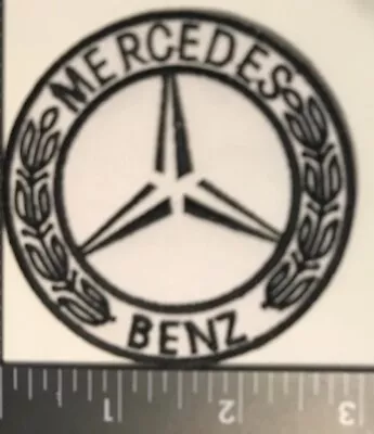 Mercedes Benz Luxury Racing White Black Embroidery Patch High Quality  • $12.75
