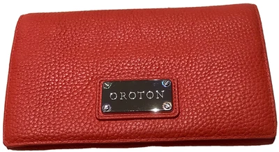 $38.50 • Buy OTOTON * Clutch * NEW TAGS * Purse * Wallet * Orange * NWOT * RRP $245 * BARGIN