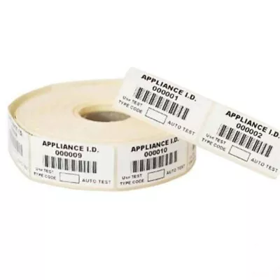 Metrel TEK150 Barcode PAT – Asset Labels For All PAT Tester Barcode Scanners • £26.99