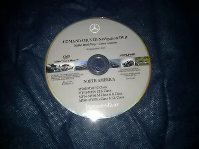 Mercedes Benz Comand Mcsii Navigation Map Disc Cd Dvd Bq 646 0241north America  • $84.95